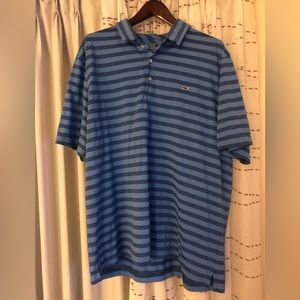 Vineyard Vines size XXL mens blue strip shirt